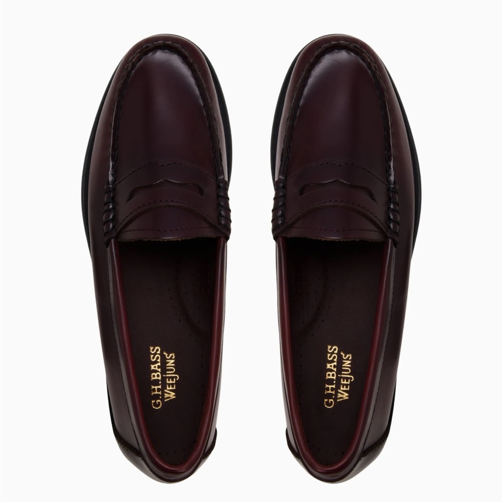 GH Bass Whitney Weejuns Penny Loafers - wine - Picture 2 of 14